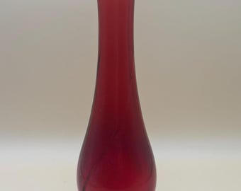 Vintage Avon Cologne Bottle Decanter with Stopper Ruby Red Vase Lover Antiques and Vintage