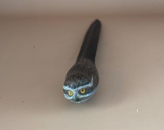 Vintage Hand Painted Owl Letter Opener Lover Antiques and Vintage