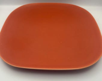 Franciscan Metropolitan Orange Dinner Plate or Platter Made in USA
