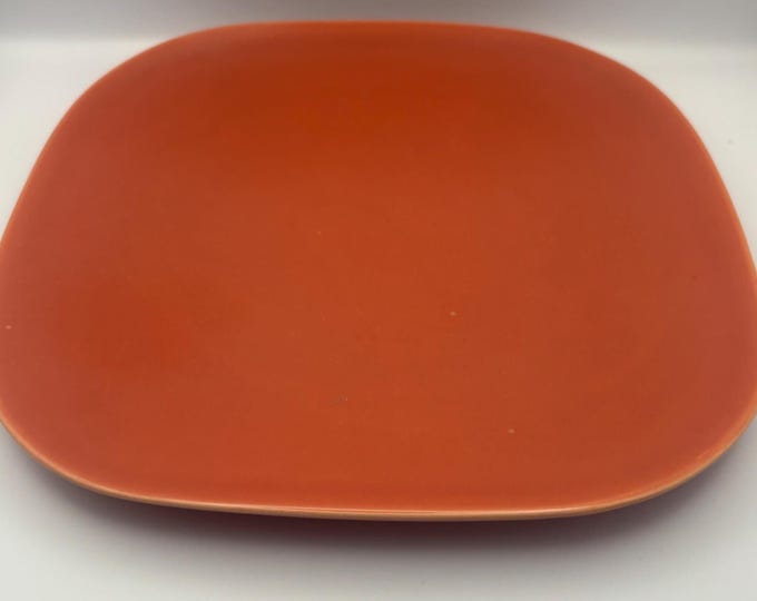 Franciscan Metropolitan Orange Dinner Plate or Platter Made in USA
