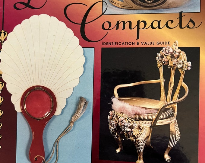 Vintage Ladies’ Compacts Identification & Value Guide Book, Ladies Compacts Book, by Roselyn Garson, Lover Antiques and Vintage