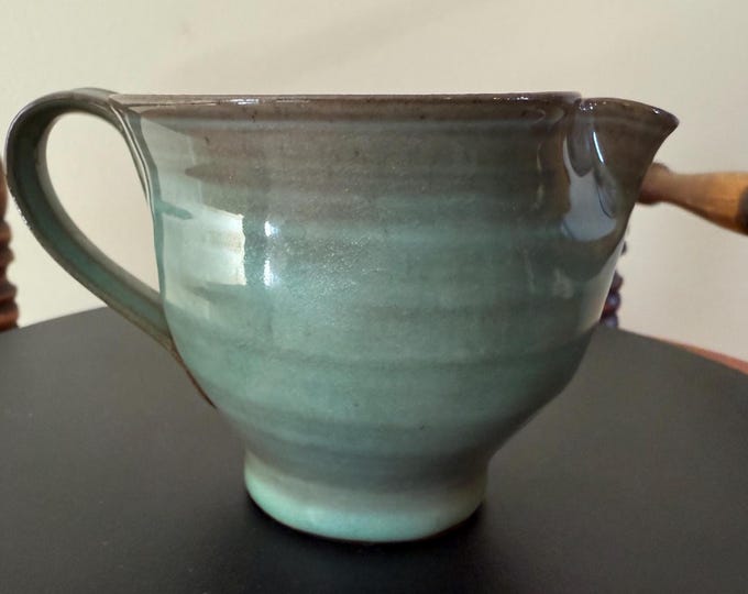 Vintage Scheier Pottery Creamer Bowl Ed & Mary Scheirer Hand Thrown Potters Lover Antiques and Vintage