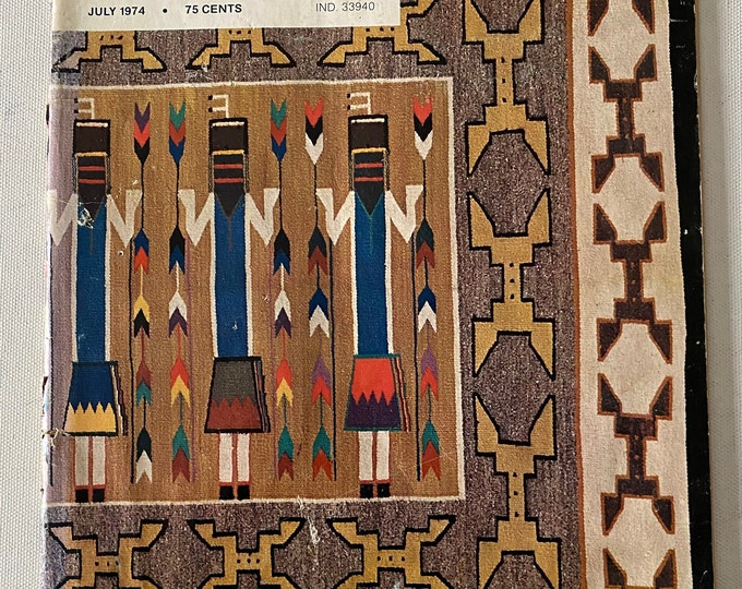 Arizona Highways Special Edition Southwest Indian Weaving Book, July 1974 Edition, Lover Antiques and Vintage