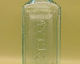 Antique Bottle Lowell Mass USA Compound CXT Ayres 5 Apothecaries Lover Antiques and Vintage