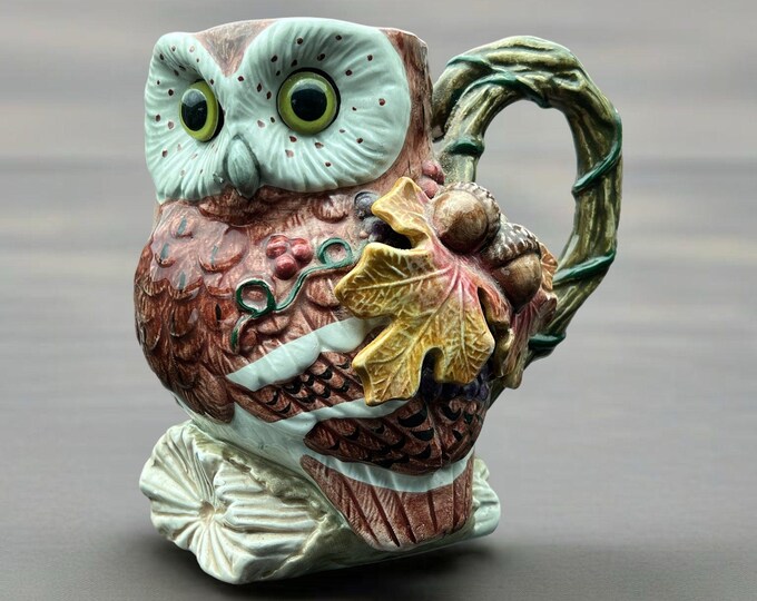 Vintage Fitz & Floyd Owl Figurine Statue Japan Owl Statue Lover Antiques and Vintage
