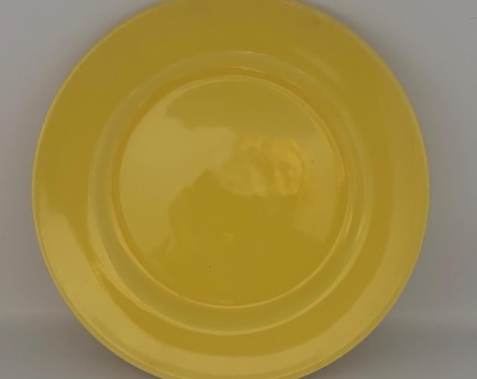 Franciscan El Patio Glossy Bright Yellow Bread Plate, Lover Antiques and Vintage
