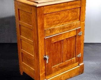 Antique Tiger Oak Ice Box: Circa 1920s, Restore or Display