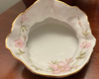 Vintage Limoges Porcelain Spittoon: French Cuspidor, Lover Antiques