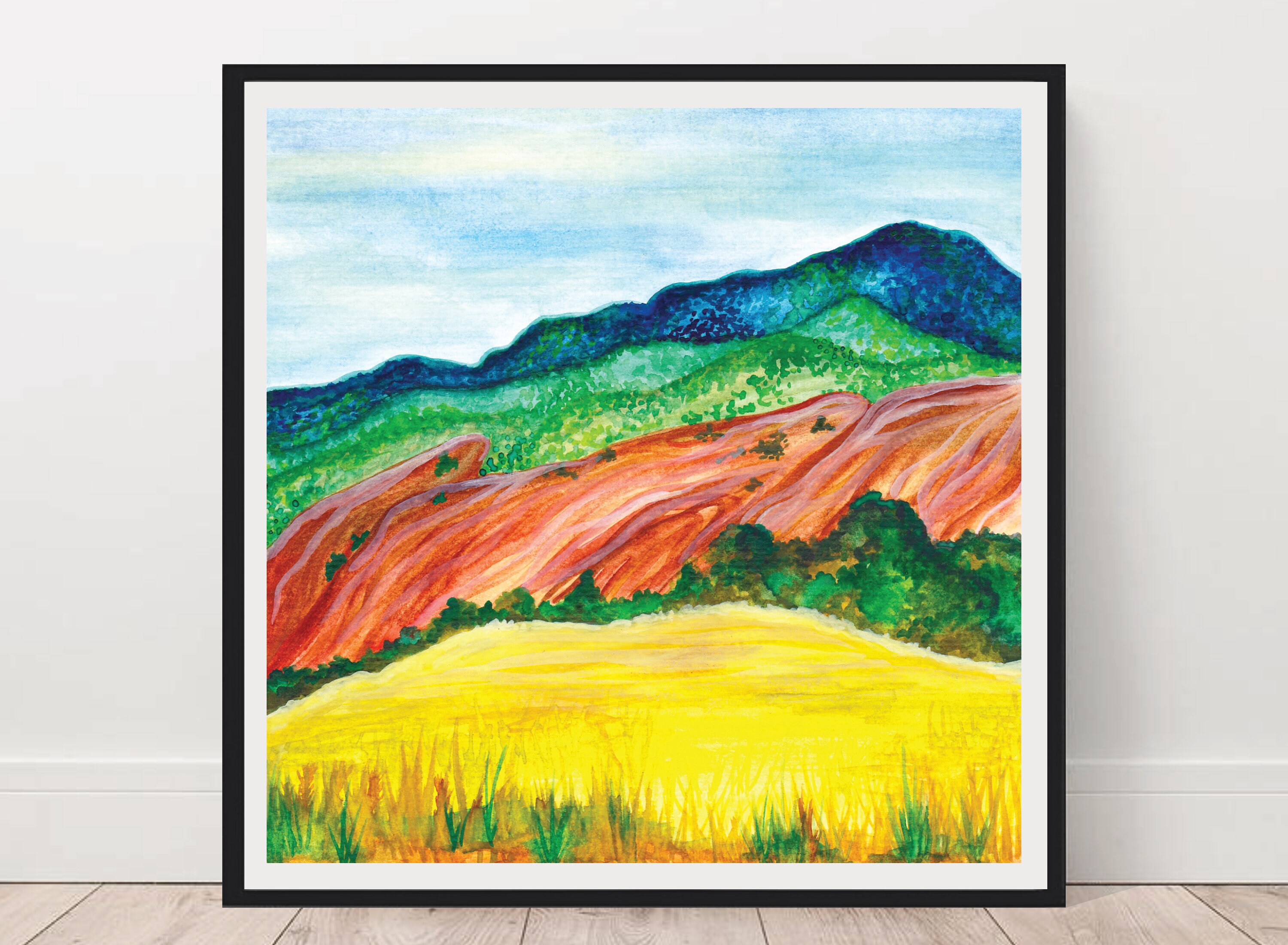 Colorado Art Red Rock Art Nature art digital download Etsy