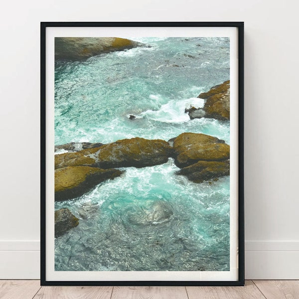 NorCal, Northern California, ocean wall art, beach photo, seaside print, instant download,