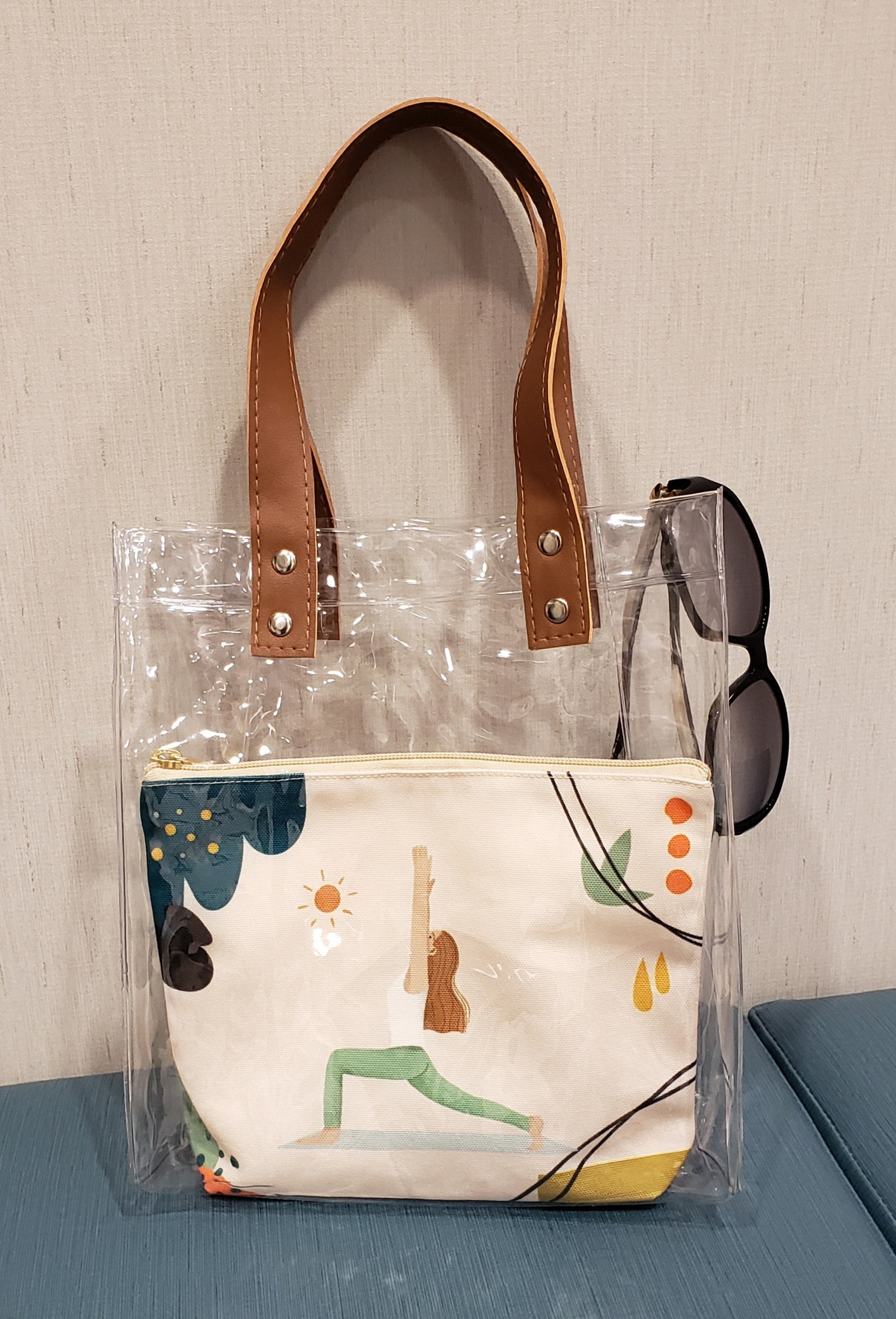 Transparent Party Favor Tote Bag PVC Clear Bag Stadium Bag Etsy