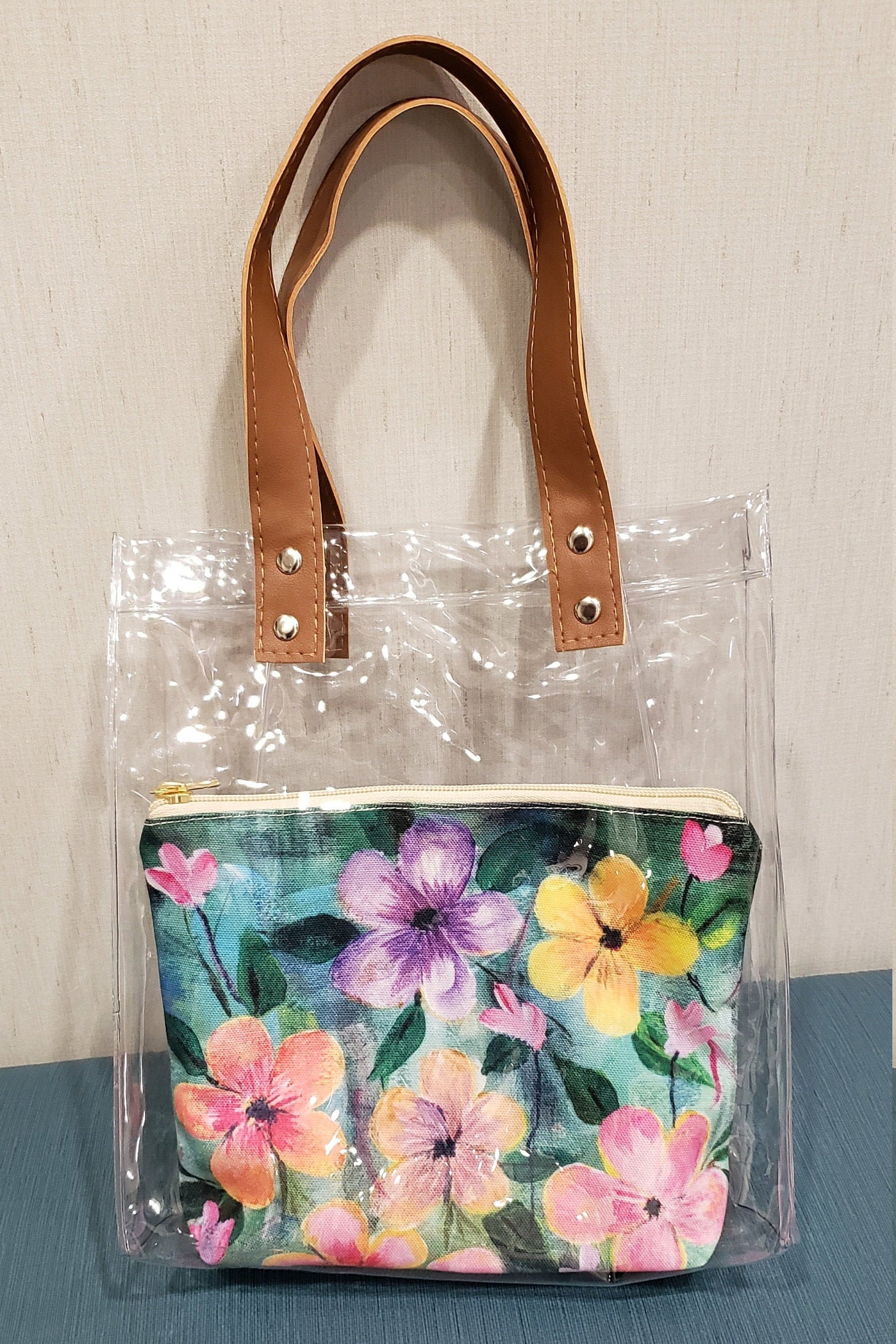 Transparent Party Favor Tote Bag PVC Clear Bag Stadium Bag Etsy