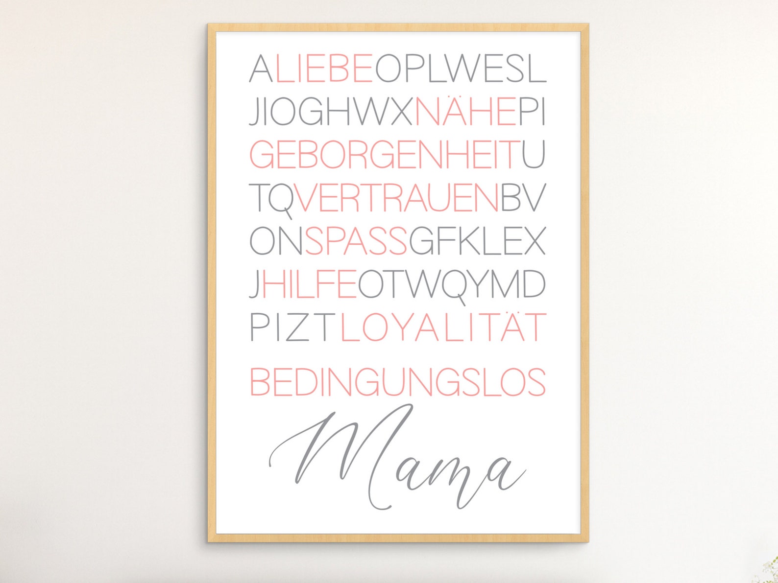 Mom Poster Crossword Puzzle Definition Mother Print Etsy Singapore