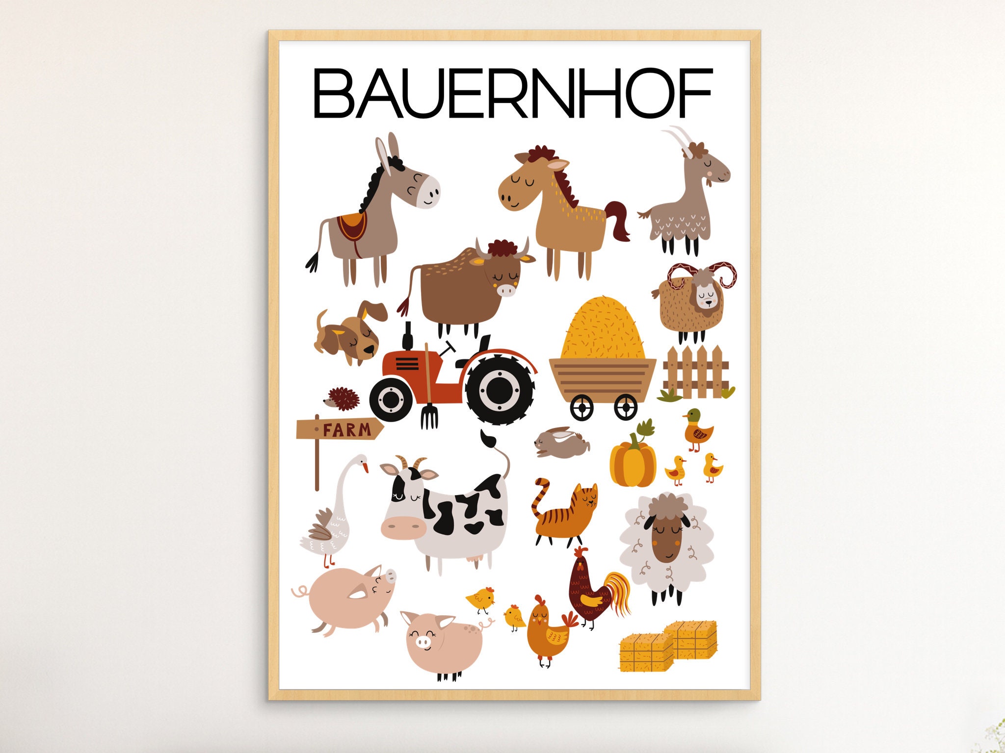 Bauernhof poster