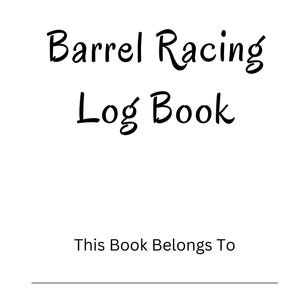 バレル レーシング ログ ブック | 120 ページのデジタル プランナー | 編集可能な PDF と PPT | 馬のトレーニングと競技の追跡