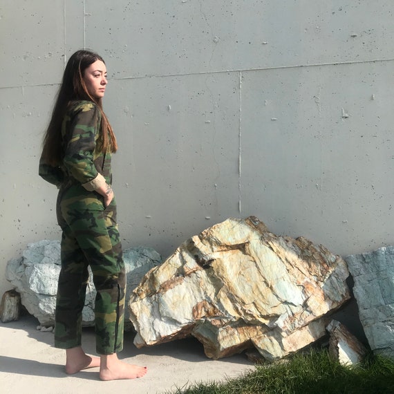 XS/S Army Camo Jumpsuit Wall's Brand - Camouflage