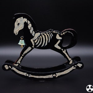 Scary Rocking Horse + 2 tree pendants