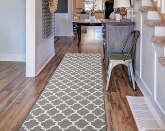 Hudson Waves Blue Geometric Stripes Modern 27 Inch Wide x 16 Feet Long Runner Abstract Stripes Carpet Well Woven Custom Size Runner 27 x 16' Choose Length Hudson Waves Blue Geometric Stripes Modern 27 Inch Wide x 16 Feet Long Runner Abstract Stripes Carpet Well Woven Custom Size Runner 27 x 16' Choose Length