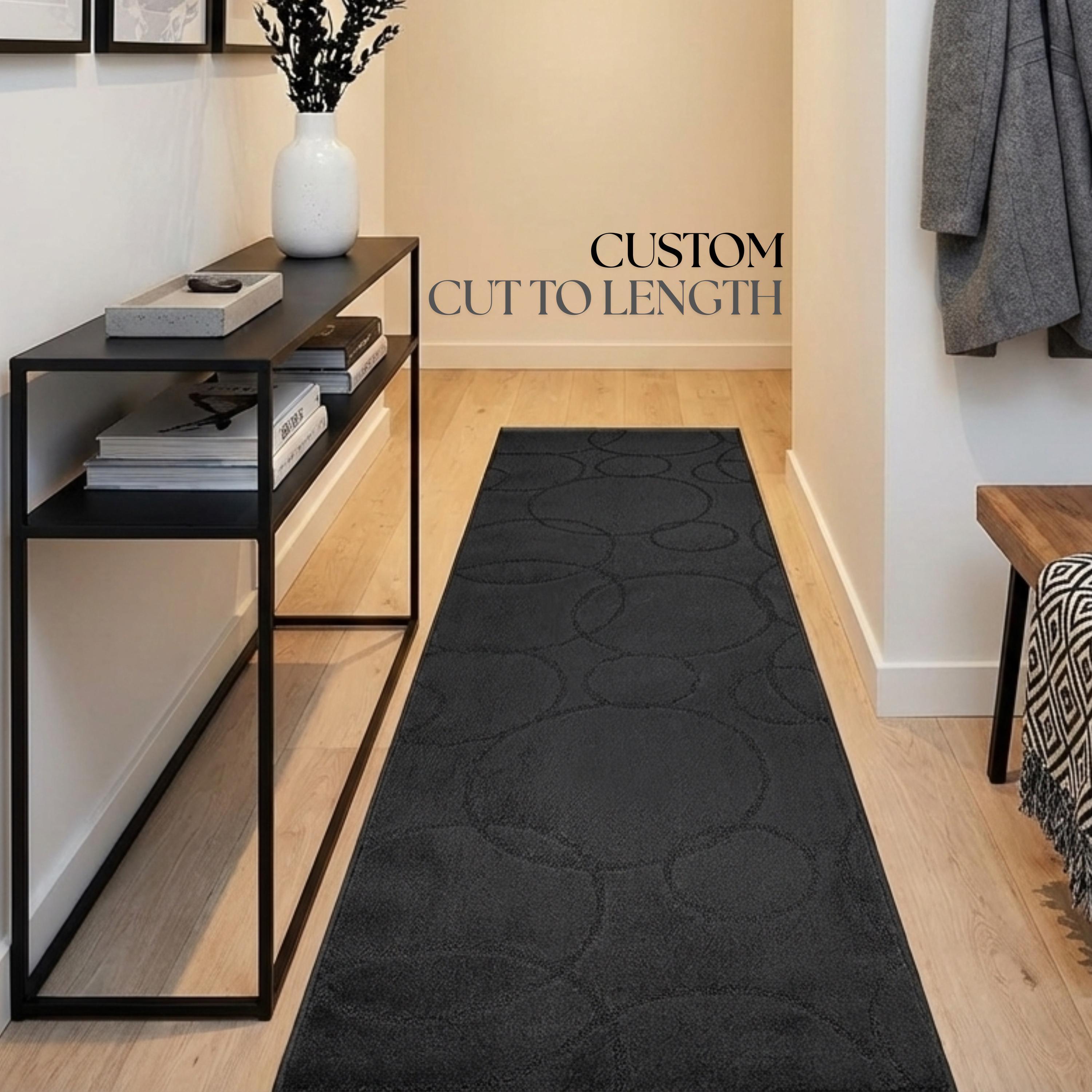 Frontgate Rug Runners WIDE Runner Rug for Entryway, Hallway & Kitchen | Custom Length + Non ...
