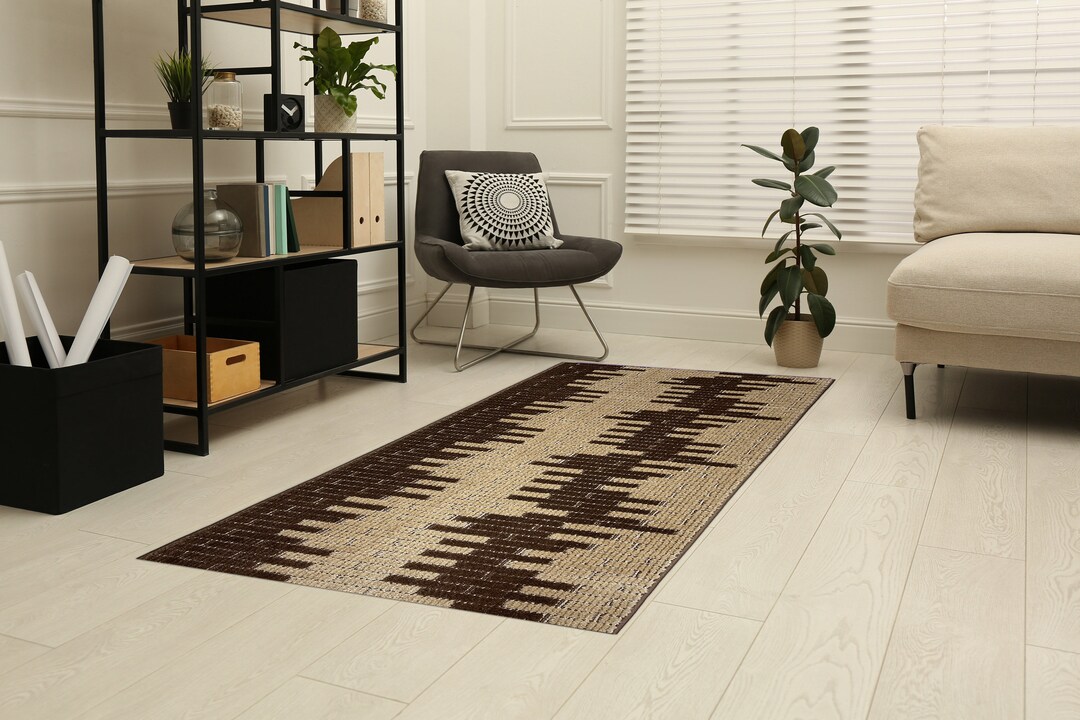 Non Slip Rubber Backed Carpet Runner Rug by the Foot, Narrow Hallway ...
