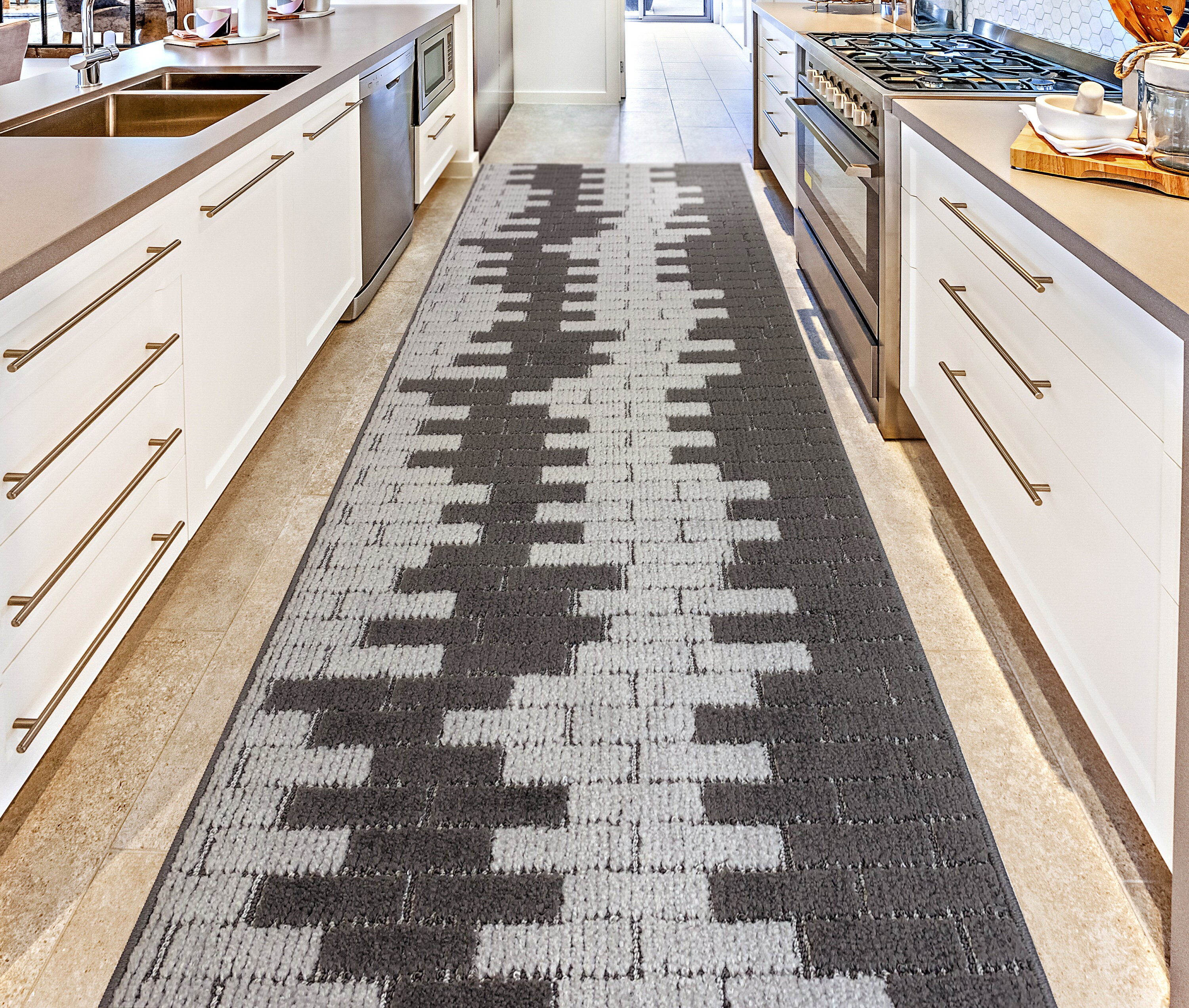 Non Slip Rubber Backed Carpet Runner Rug by the Foot Narrow Etsy UK