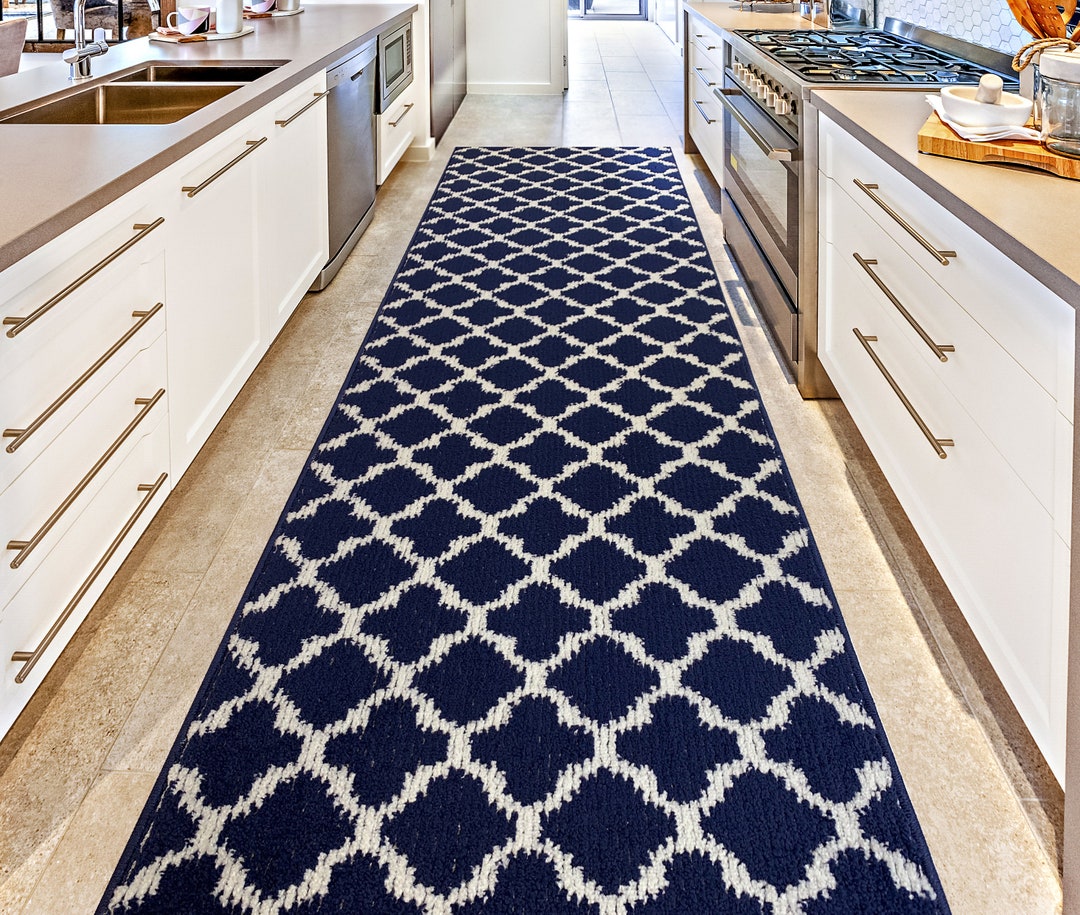 Extra Wide Width Custom Size Carpet Runner Rug for Hallway Entryway Kitchen Laundry ,non Skid
