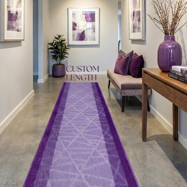 Purple home - purple, violet and lavender runner rug
