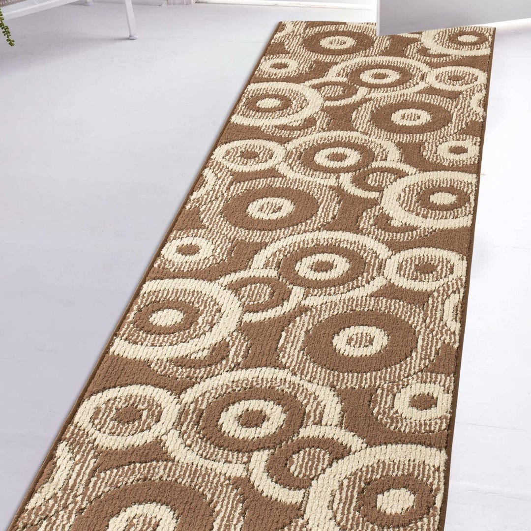 Custom CUT & Custom FIT •non-slip Hallway Runner Rug • 31-inch Wide ...