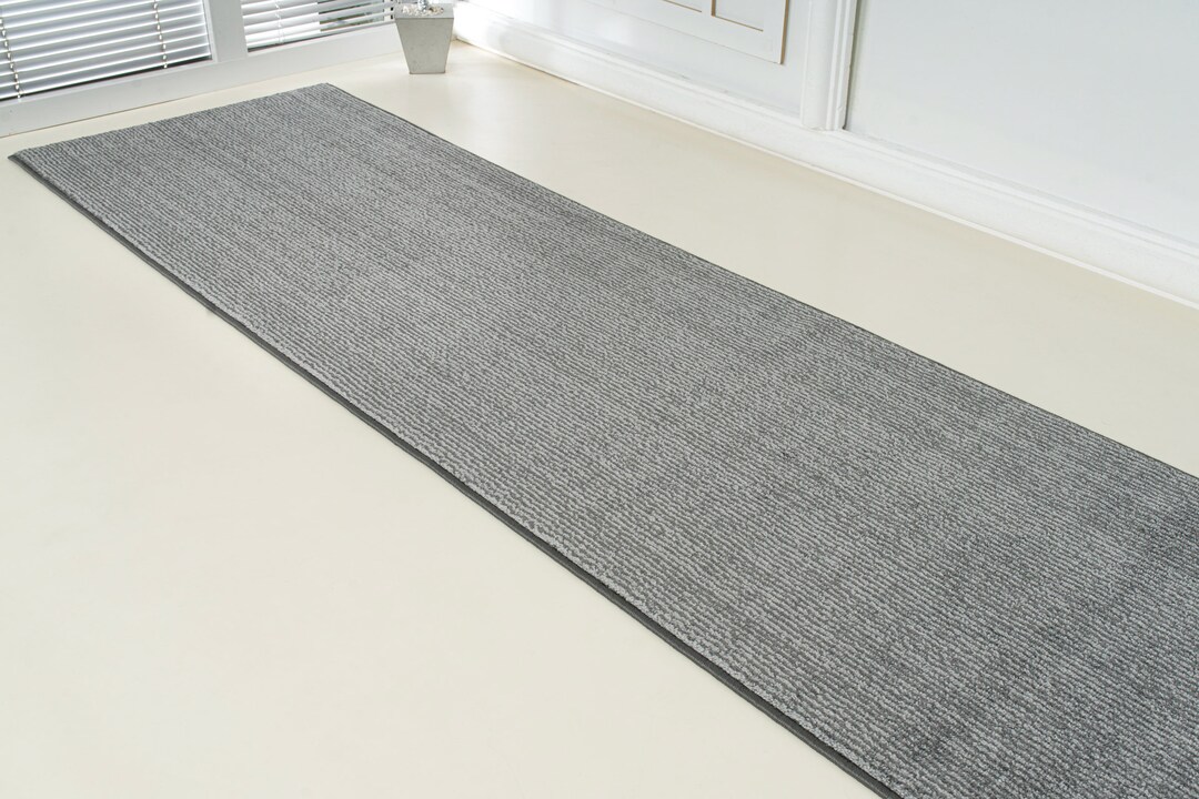 Gray Non Skid Carpet Runner Rug 31 Inch Wide X 6 8 10 12 15 20 Etsy