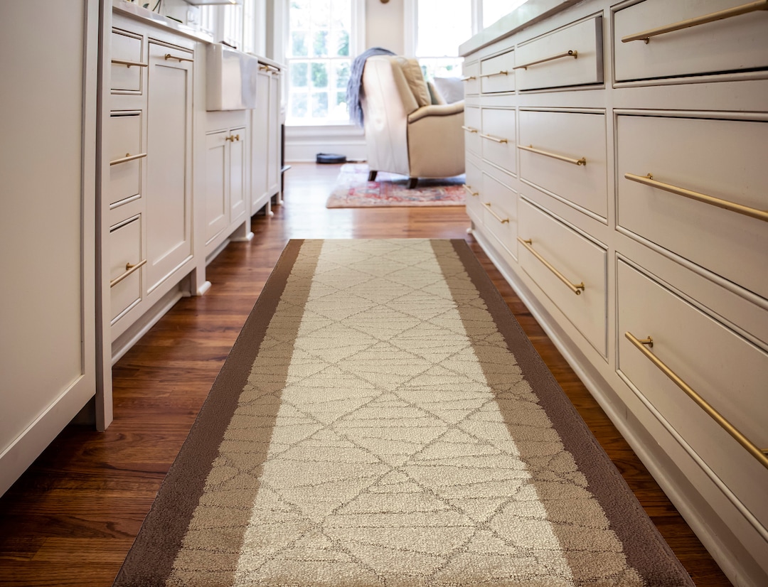 Custom Size Carpet Runner Rug for Hallway Entryway Stairway Kitchen