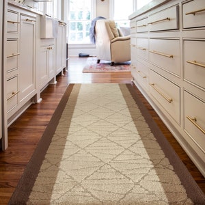 Custom Size Carpet Runner Rug for Hallway Entryway Stairway Kitchen Floor with Slip Skid Resistant Premium Rubber Back, Carpet By The Foot