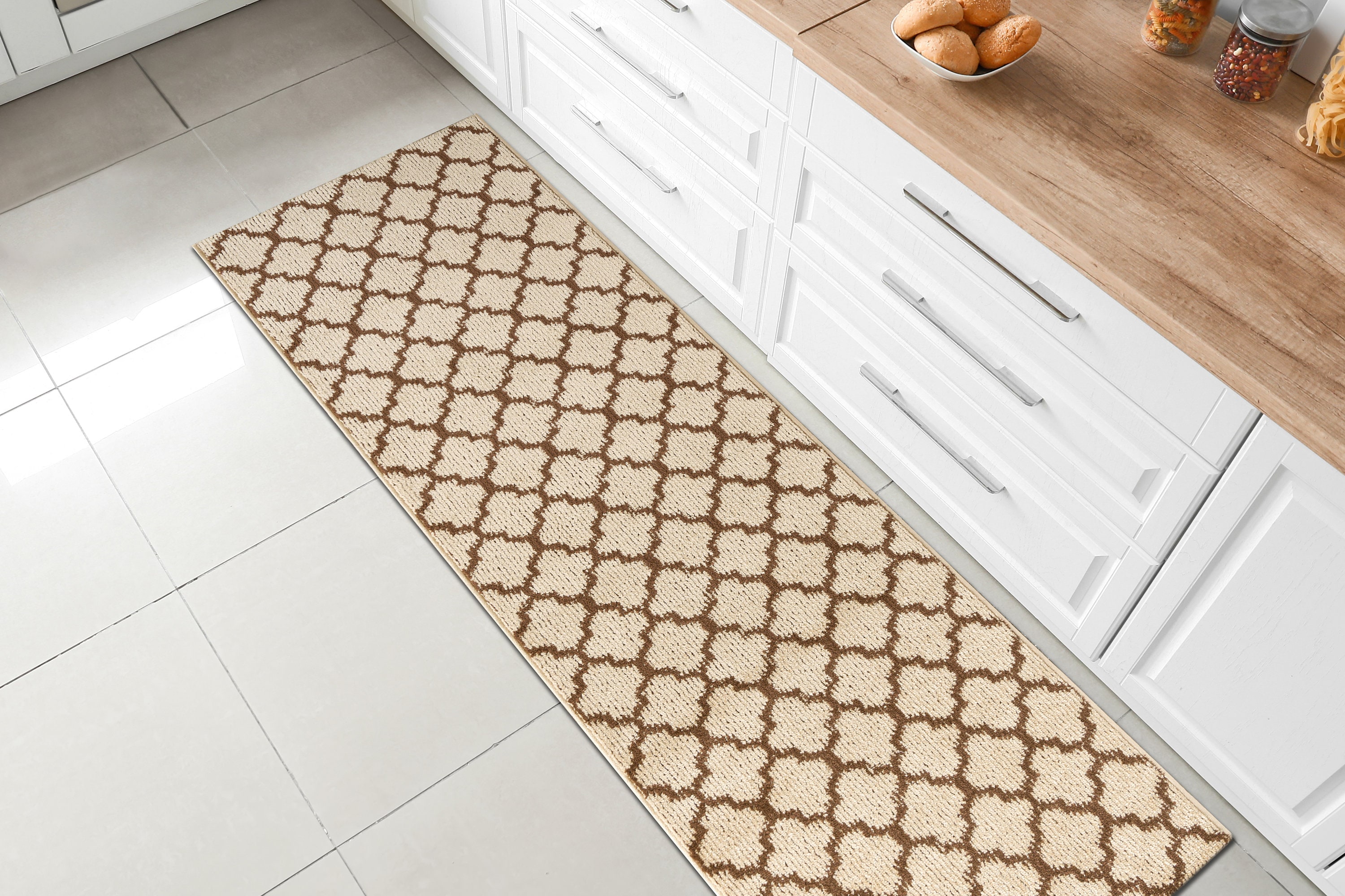 Extra Wide Large Long Runner Rug Mat for Galley L U One-wall Shaped ...