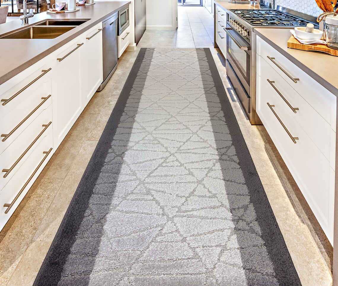 Custom Size Carpet Runner Non Skid Rubber Backed Long Wide Etsy