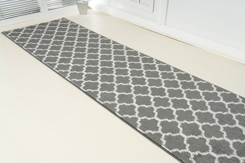 Custom Size Non Slip Hallway Entryway Foyer Anteroom Vestibule Lobby Runner Rug, 27-inch Wide Carpet Floor Mat, Narrow Long Hallway Decor image 2