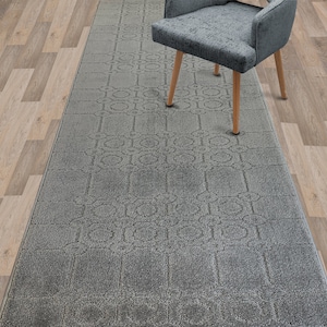 3ft Wide Extra Large Long Hallway Entryway Foyer Floor Runner Rug Mat with Slip Skid Resistant Rubber Backing ,39 inch x CUSTOMIZABLE LENGTH