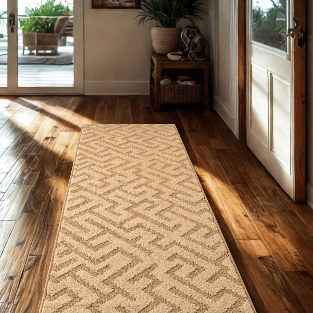 CUSTOM SIZE Runner Rug for Narrow Kitchen Hallway Entryway | Non-slip ...