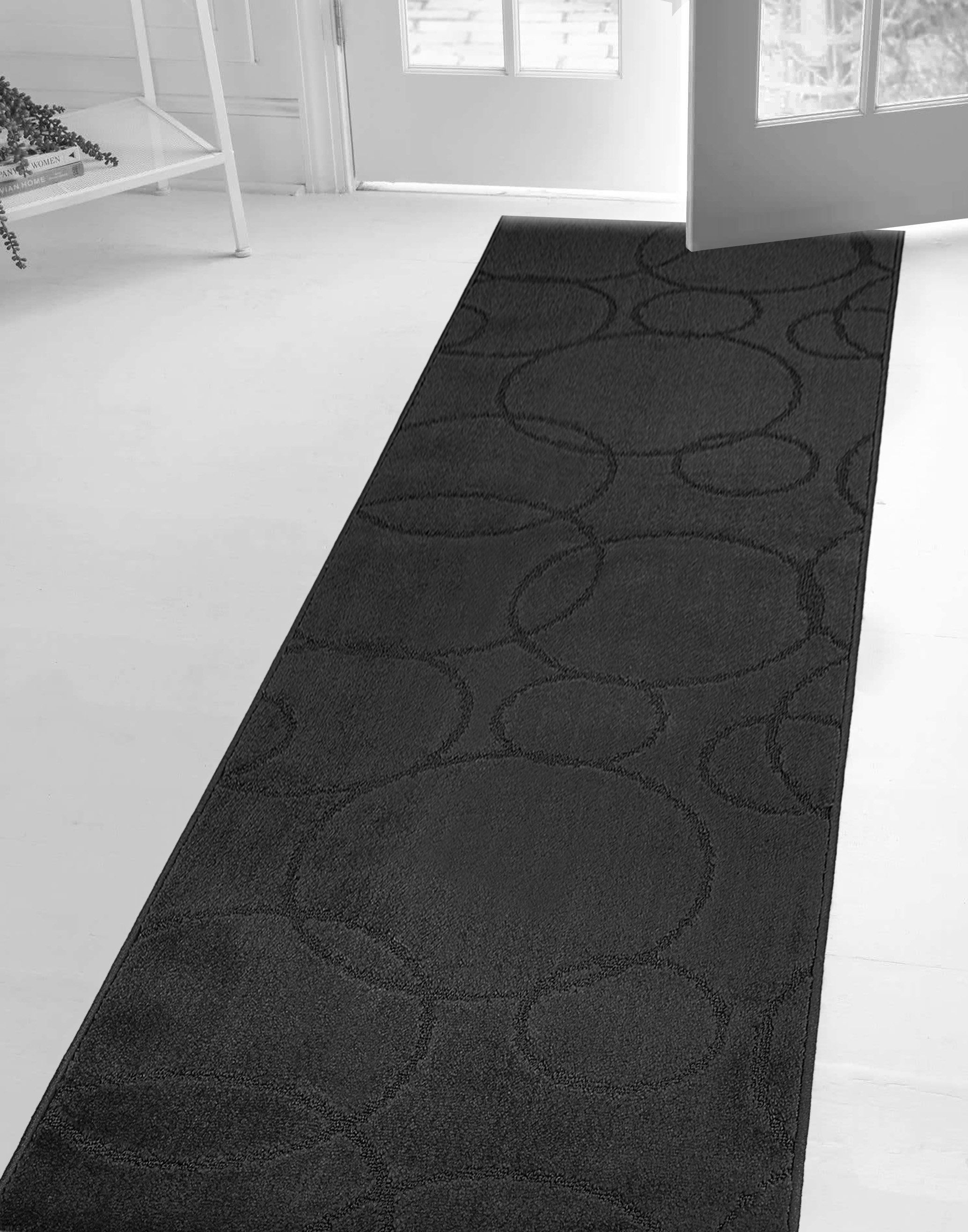 WIDE Runner Rug for Entryway, Hallway & Kitchen | Custom Length + Non ...