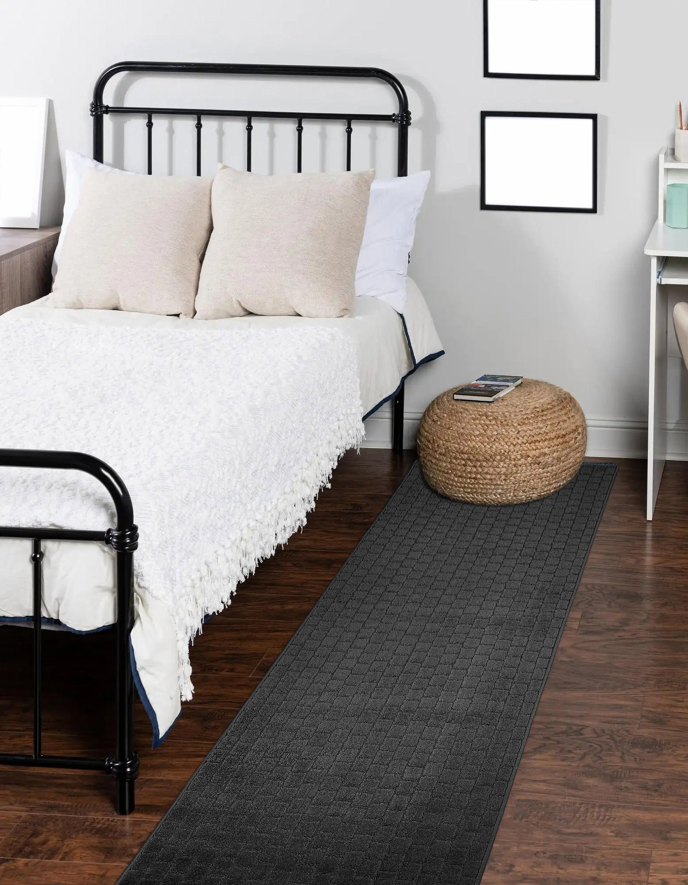 Washable Custom Length Hallway Kitchen Runner Rug | 31-inch Wide Non ...