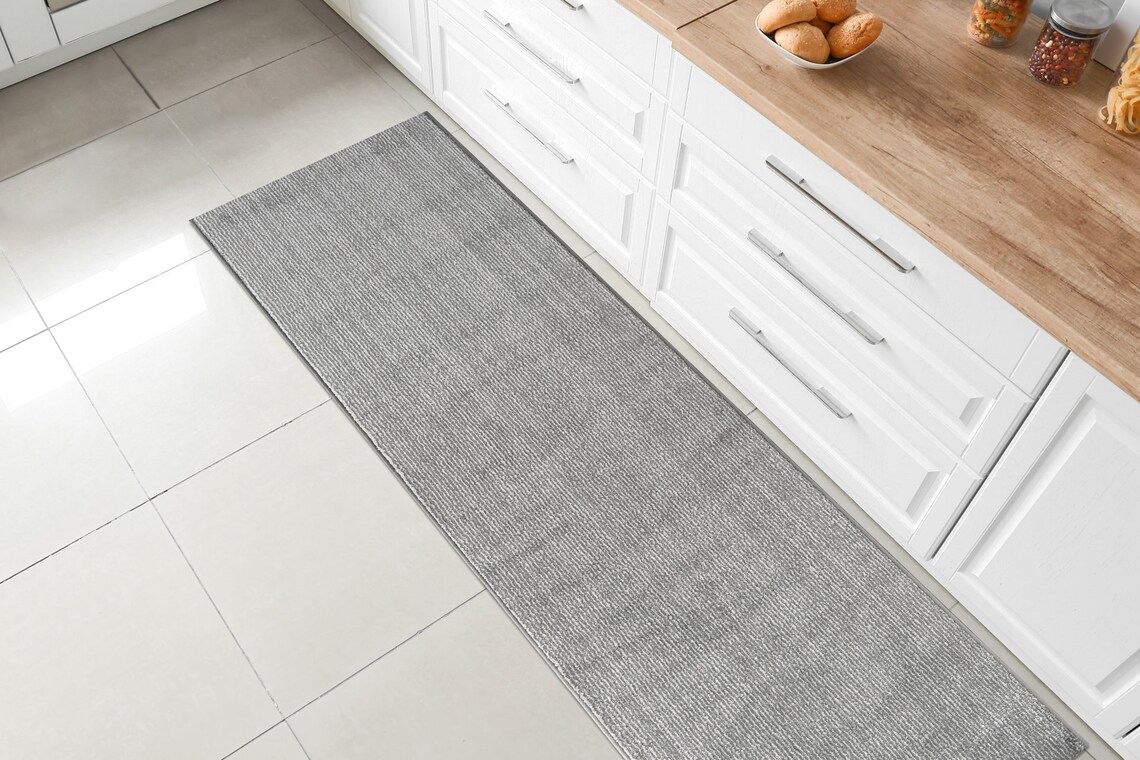 Gray Non Skid Carpet Runner Rug 31 Inch Wide X 6 8 10 12 15 20 Etsy