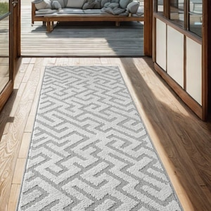 Hallway Entryway Kitchen Carpet Runner Rug with Non-Slip Rubber Backing Custom Length ,Washable, European Contemporary Anti-Slip Floor Rug