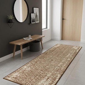 Indoor Front Door Mat ,Anti Slip Entrance Back Door Rug Runner, Coastal Nautical Entryway Foyer Hall Decor,Faded Vintage Style,CUSTOM SIZES