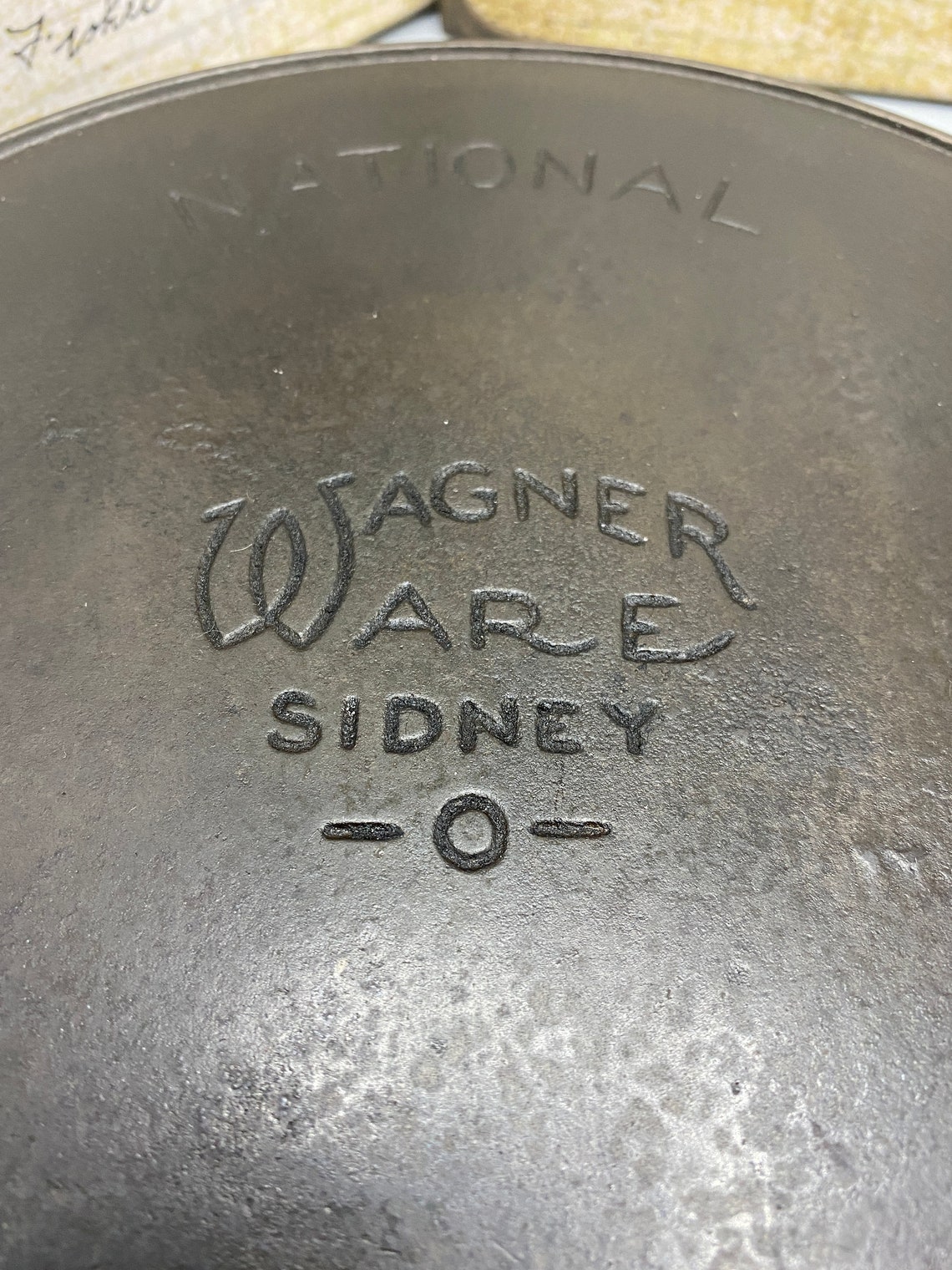 National/Wagner Ware Sidney O Double Logo 9 Cast Iron Etsy