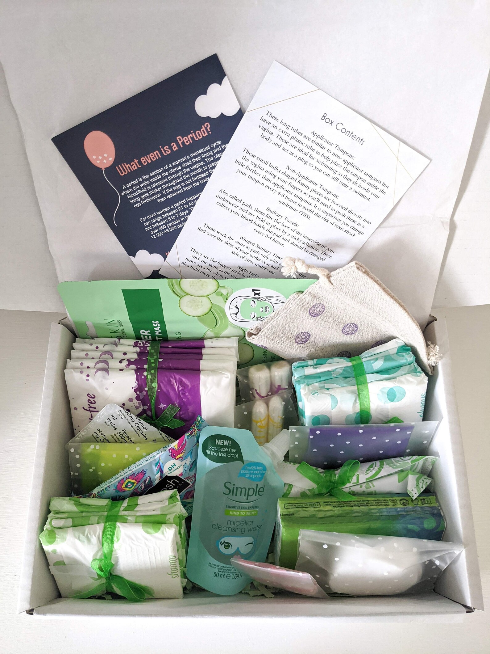 Postbox Period Fresh Box Girls First Period Gift Box Etsy UK