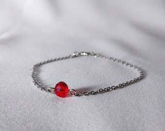 Simple Love- Bracelet--Perfect for Christmas or Valentine's Day-- Gift for women or girls-- Size: Small, Medium and Large