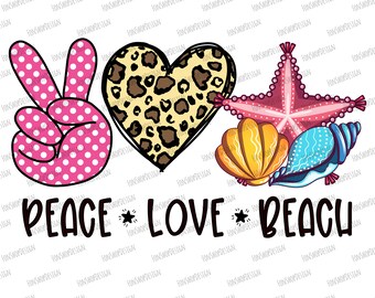 Download Peace Love Beach Etsy