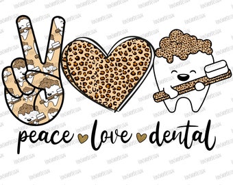 Free Free 212 Peace Love Dental Svg SVG PNG EPS DXF File