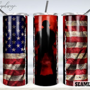 Military army, American Soldier Seamless 20oz Skinny Tapered & Straight, Tumbler Sublimation, Waterslide Design Full, Tumbler Wrap Download