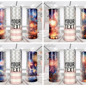 Vaso del Día de la Independencia de EE. UU., Vaso flaco de 20 oz, 4 de julio, regalo de aniversario, gráficos de sublimación, descarga digital, diseño Wrap Png