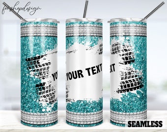 Personalized Off Road Seamless 20oz Skinny Tapered & Straight Tumbler Sublimation, Waterslide Digital Design Full Tumbler Wrap Png Download