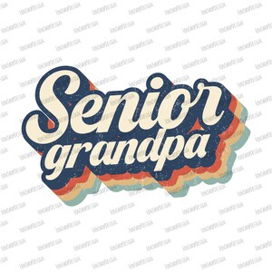 Retro Senior Grandpa Png, Sublimation vintage, Sublimation rétro, Retro Png, Sublimation Designs Téléchargements, Conception de t-shirt, Téléchargement instantané